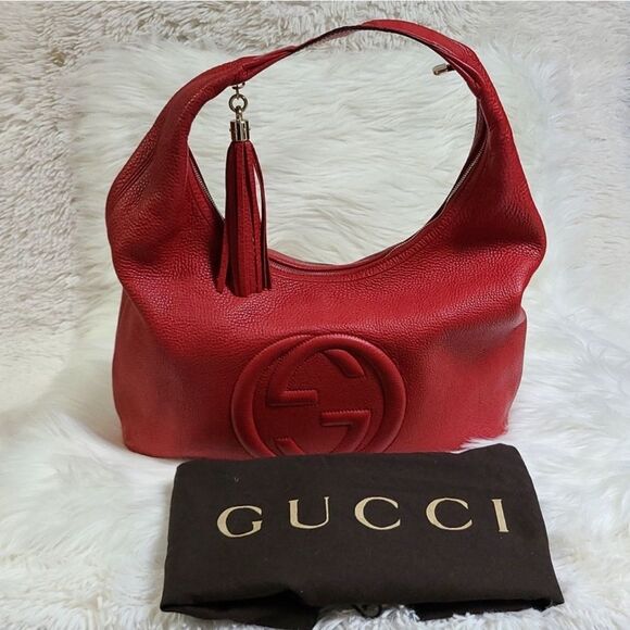 💯 Authentic  Gucci Soho Shoulder Bag 🍀 - Picture 3 of 16
